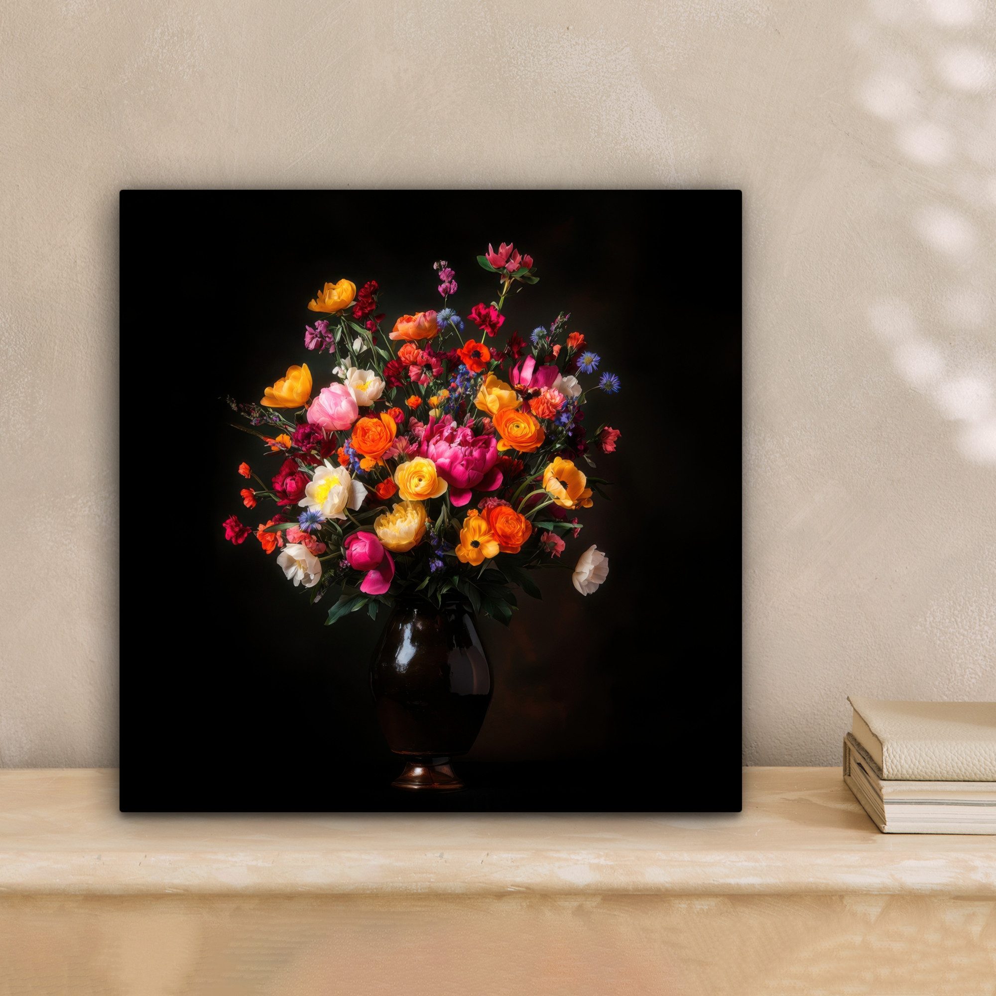 OneMillionCanvasses® Leinwandbild Bunt - Blumenstrauß - günstig online kaufen
