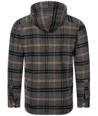 Rock Creek Flanellhemd Herren Hemd Flanellhemd mit Kapuze H-334