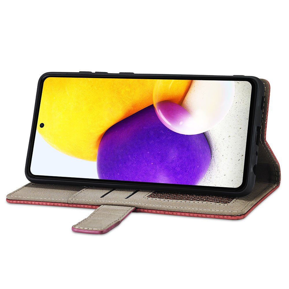 FITSU Handyhülle Hülle für Samsung Galaxy A72 Handytasche Flipcase 6,7 Zoll, Handytasche für Samsung A72 Hülle, Handy Case mit Geld- und Kartenfach