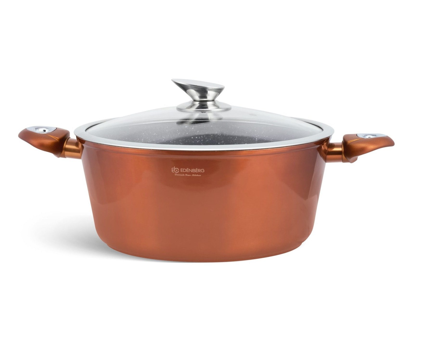 Edenberg Topf-Set Stylische Töpfe in 5 Farben – Modernes Design & Hervorragende Qualität, Keramik, Aluminiumguss, Edelstahl (Verleihen Sie Ihrer Küche neuen Glanz und genießen Sie jeden Kochmoment mit einem Topfset, das Stil, Qualität und Alltagstauglichkeit perfekt vereint!, 15-tlg)