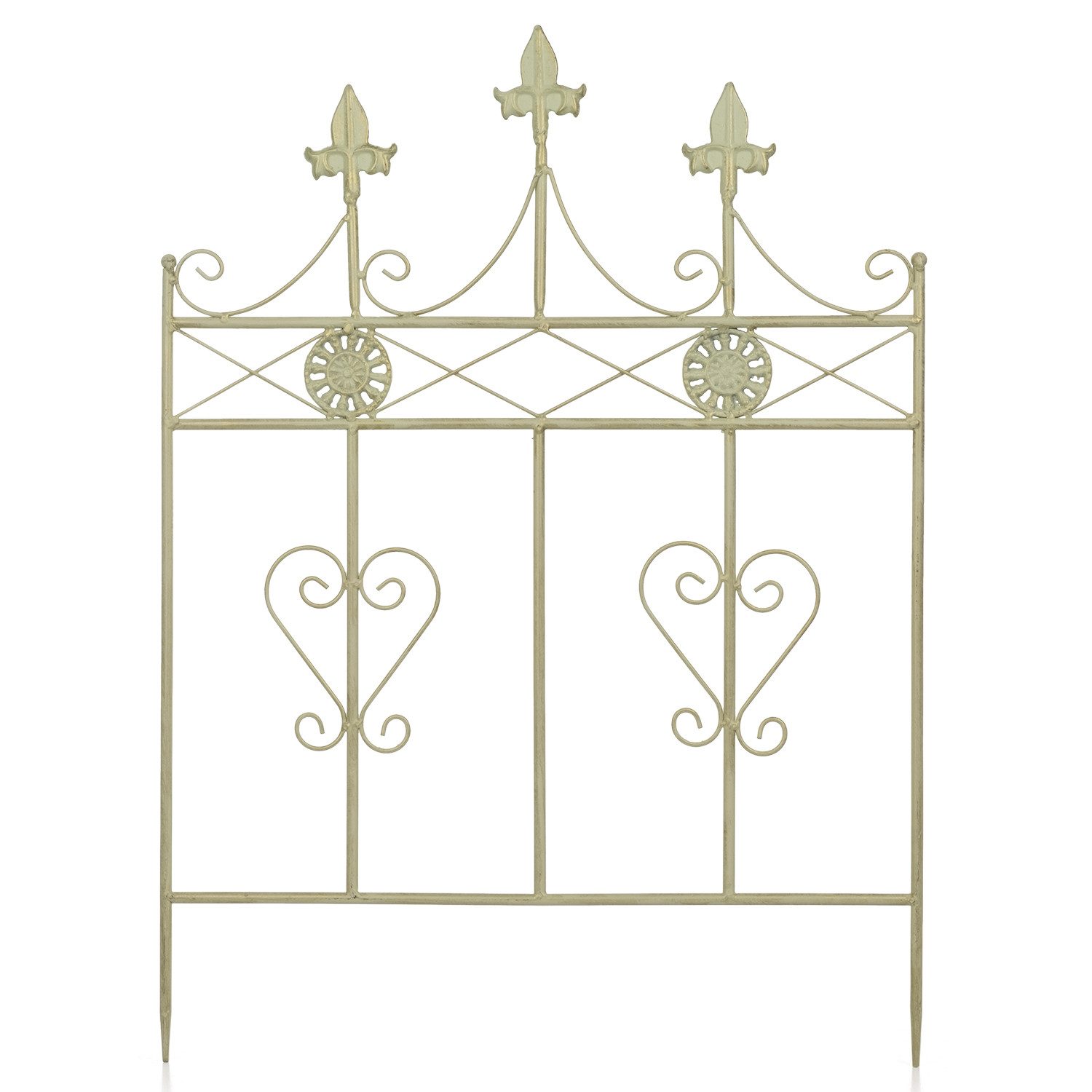 Moritz Gartenstecker Rankgitter bodennah 70 x 51 cm weiß