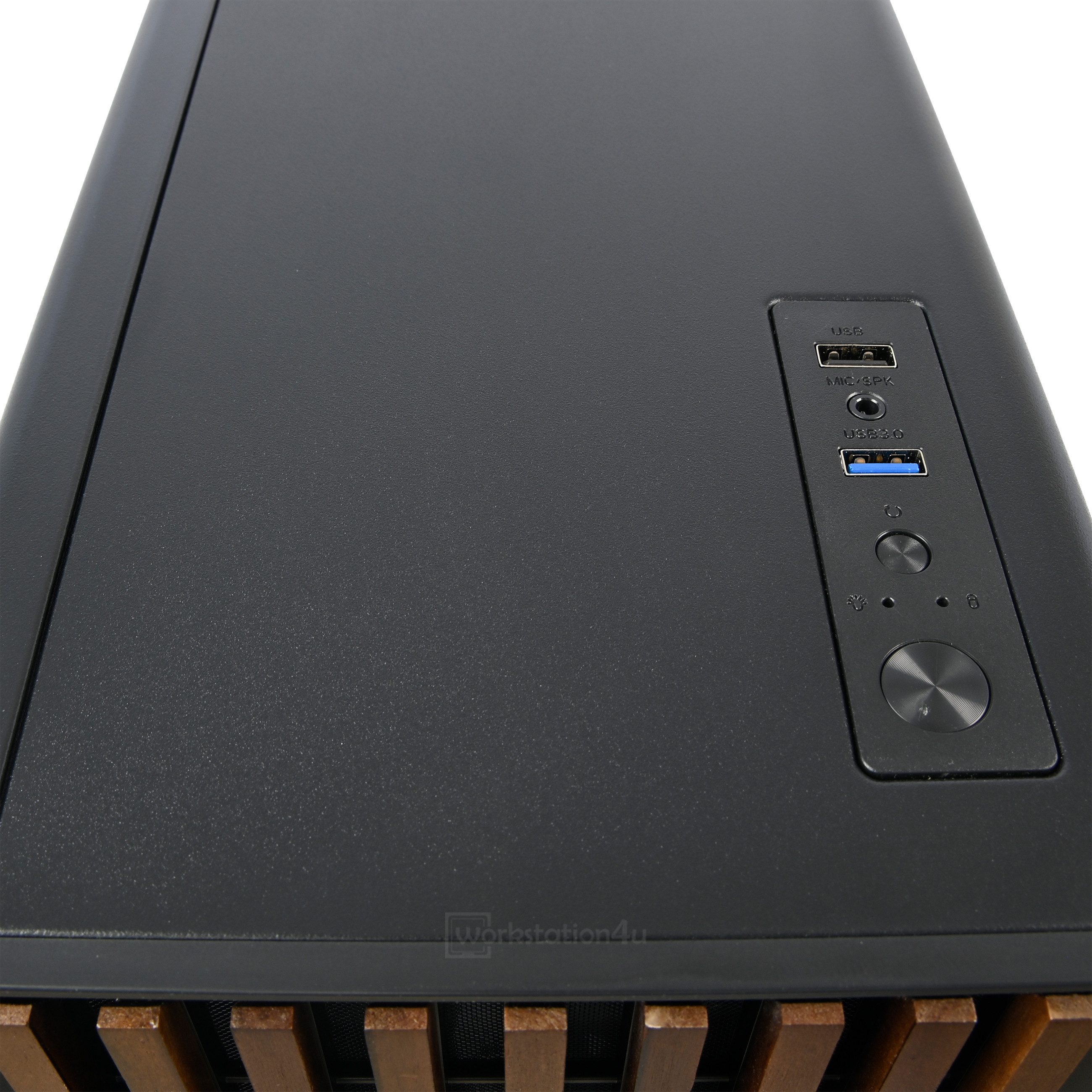 Workstation4u Wood Tower Business-PC (Intel Ultra 5 225, 16 GB RAM, 500 GB SSD, Luftkühlung)