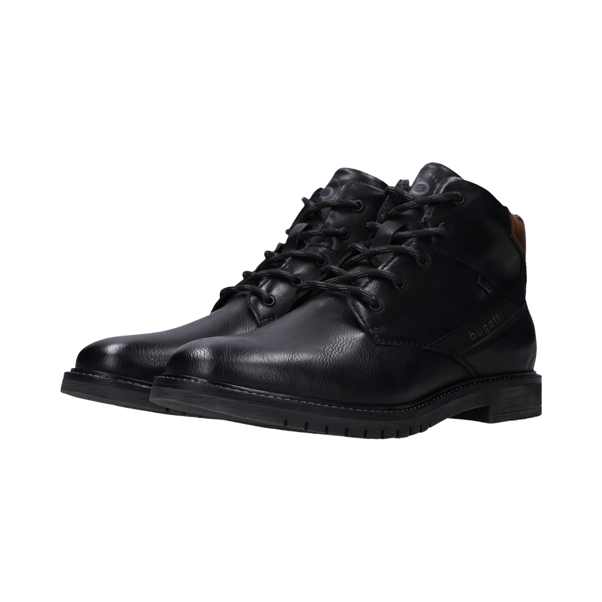 bugatti Schnürstiefelette Schnürboots mit Profilsohle