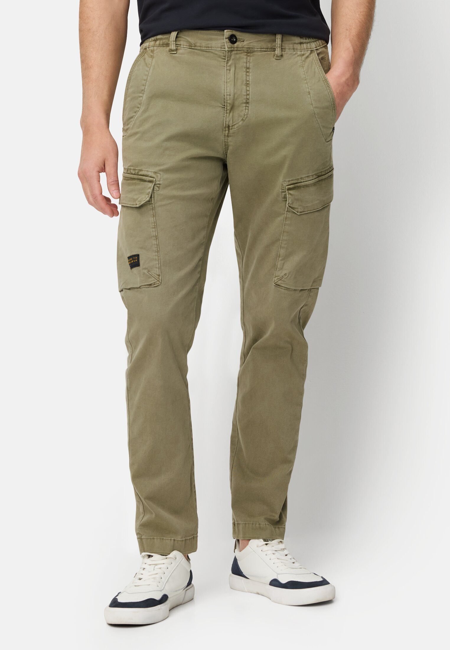 camel active Cargohose aus komfortablem Baumwoll-Mix