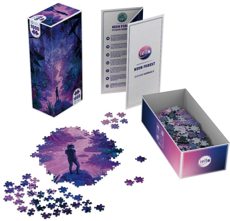 iello Puzzle Neon Forest, 1000 Puzzleteile