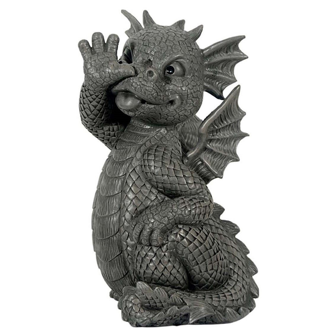 MystiCalls Gartenfigur Gartendrache "Langnase" - Gartenfigur günstig online kaufen