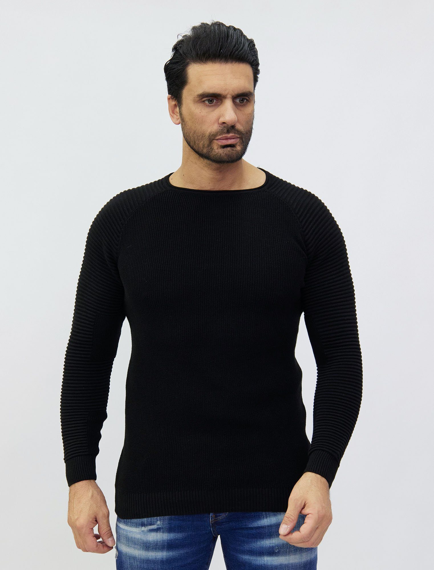 Denim Distriqt Strickpullover Feiner modischer Strickpullover günstig online kaufen