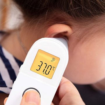 Duronic Infrarot-Thermometer, IRT3W 3 in 1 Infrarot-Thermometer, Strinthermometer kontaktlos, Digitale Fiebermessung, Für Babys, Kinder, Erwachsene und Gegenstände, Einfache Bedienung und genaues Ergebnis
