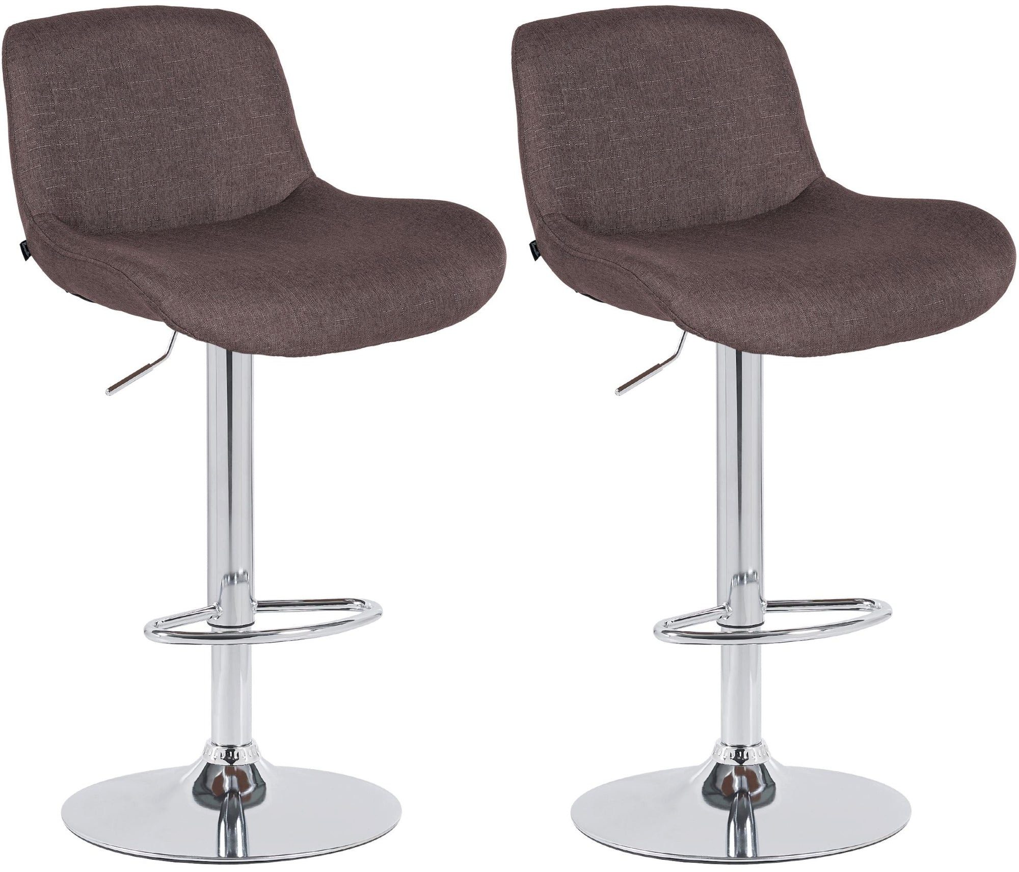 Bistrostuhl 2er Set Barhocker Solon Chrom