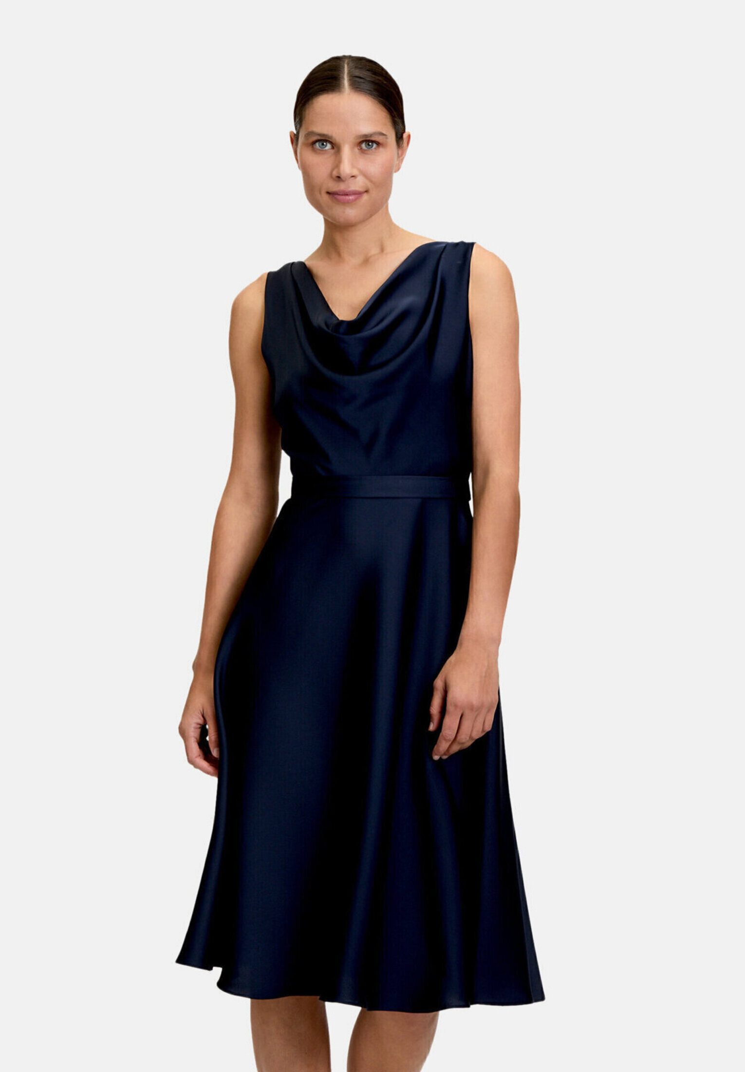 Vera Mont Cocktailkleid Damen mit Wasserfallausschnitt Form