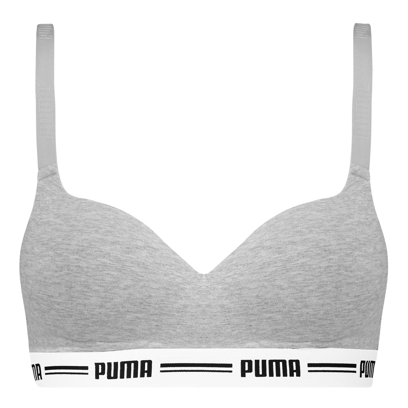 PUMA Bustier Padded Bra Bustier (1-tlg) mit weichem Logo-Unterbrustband
