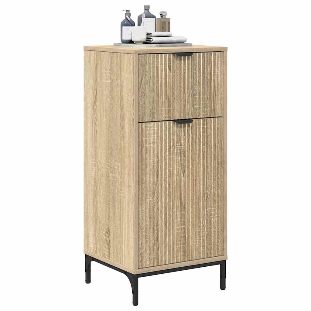 vidaXL Badezimmerspiegelschrank Badezimmer Schrank Sonoma Eiche günstig online kaufen