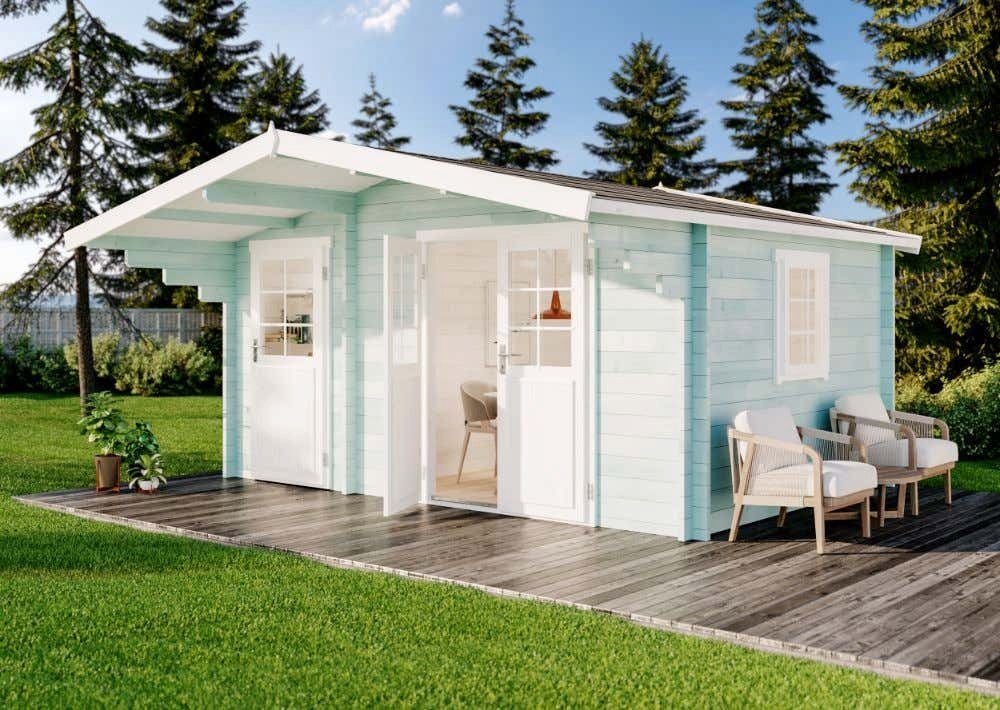 Alpholz Gartenhaus »Gartenhaus Brüssel ISO«, BxT 470,00x460,00 cm