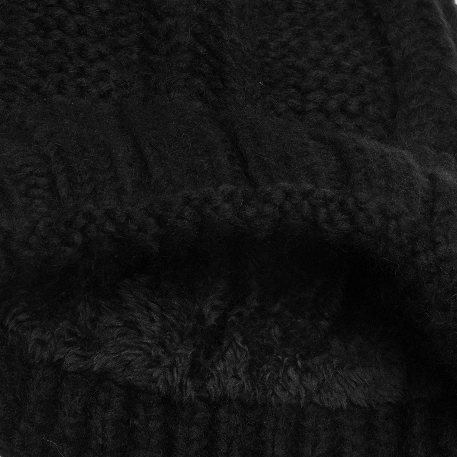 Caspar Bommelmütze MU162 Damen gefütterte Mütze Strickmütze mit XL Kunstfel günstig online kaufen