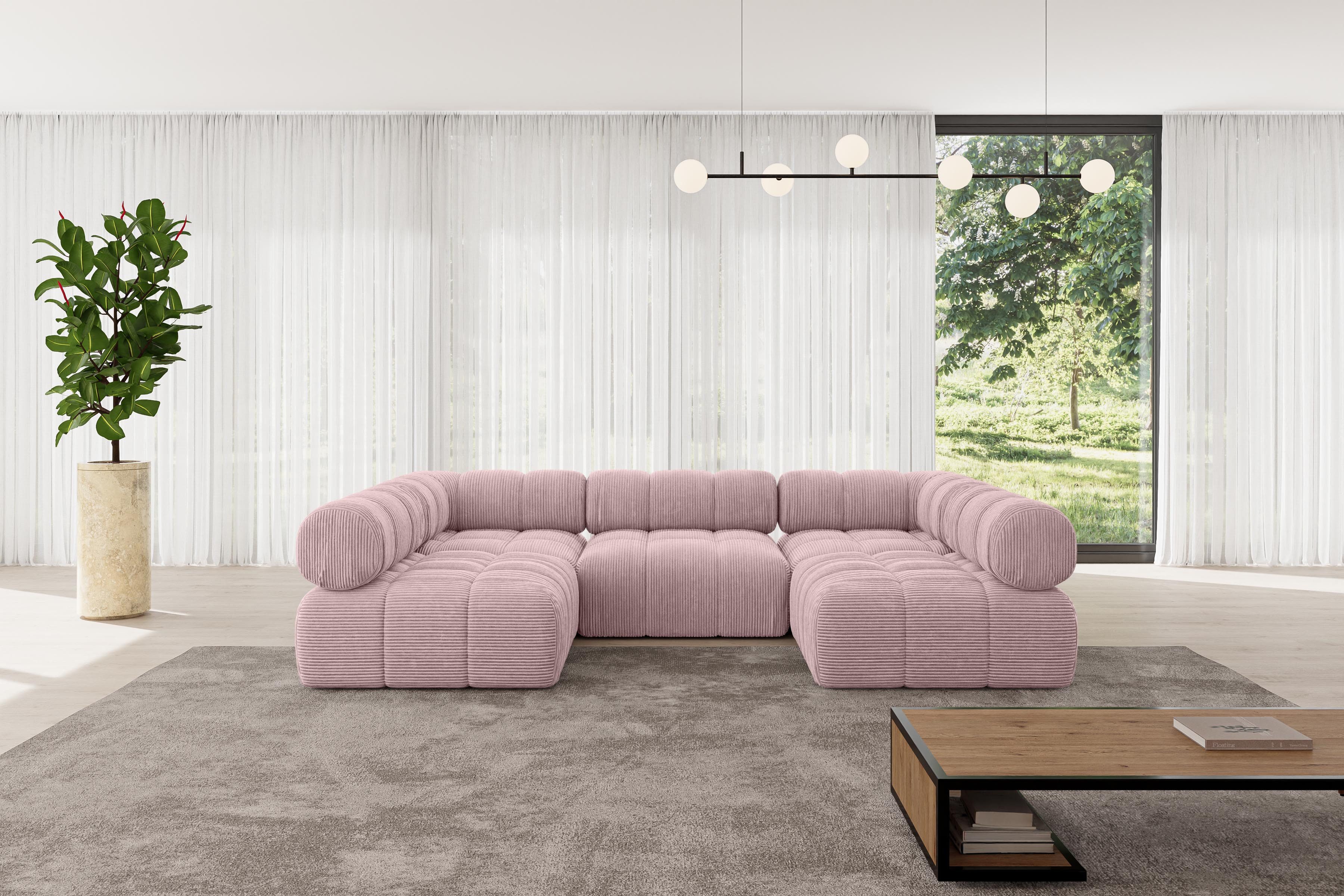 ALTDECOR Wohnlandschaft Garvo-U1, Corner Sofa U-Form günstig online kaufen