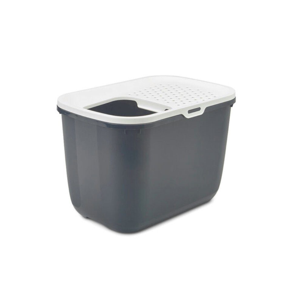 Savic Katzentoilette Savic Katzentoilette Hop In Farbe: weiß/grau