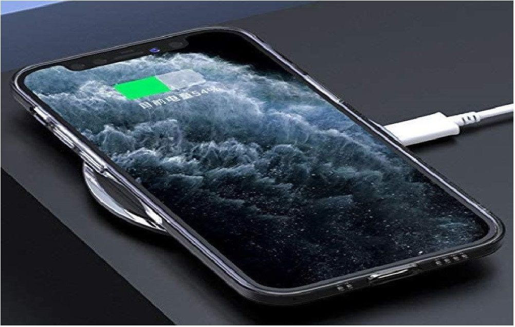OLi Handyhülle Transparent Hart Silikonhülle Diamond Serie Unzerstörbar für iPhone 11 6,1 Zoll, Hart Silikon Bietet mehr Schutz gegen Stoß & Bildungsfrei