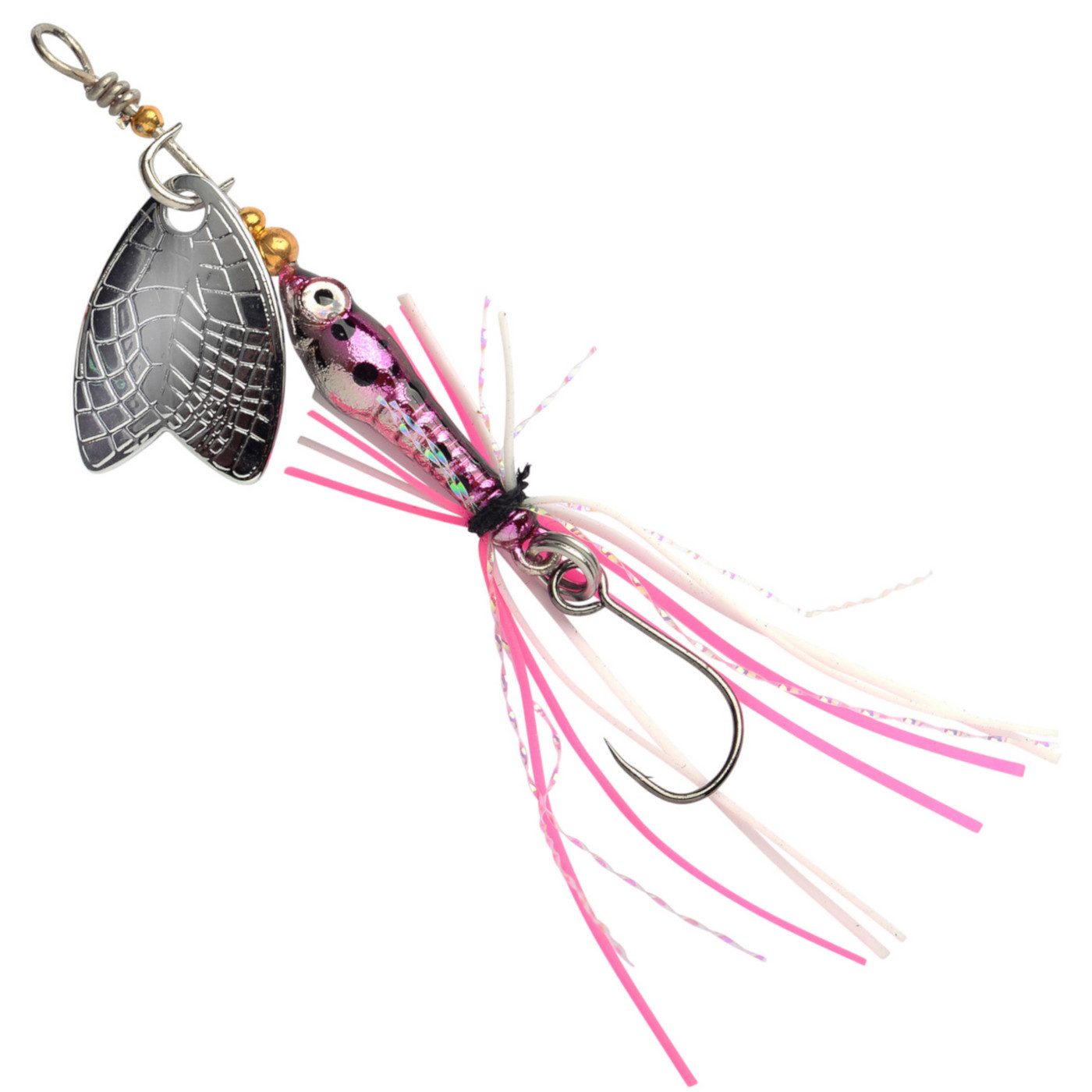 Kunstköder Spro 5cm 4g Larva Mayfly Micro Spinner mit Einzelhaken - Spinnköder