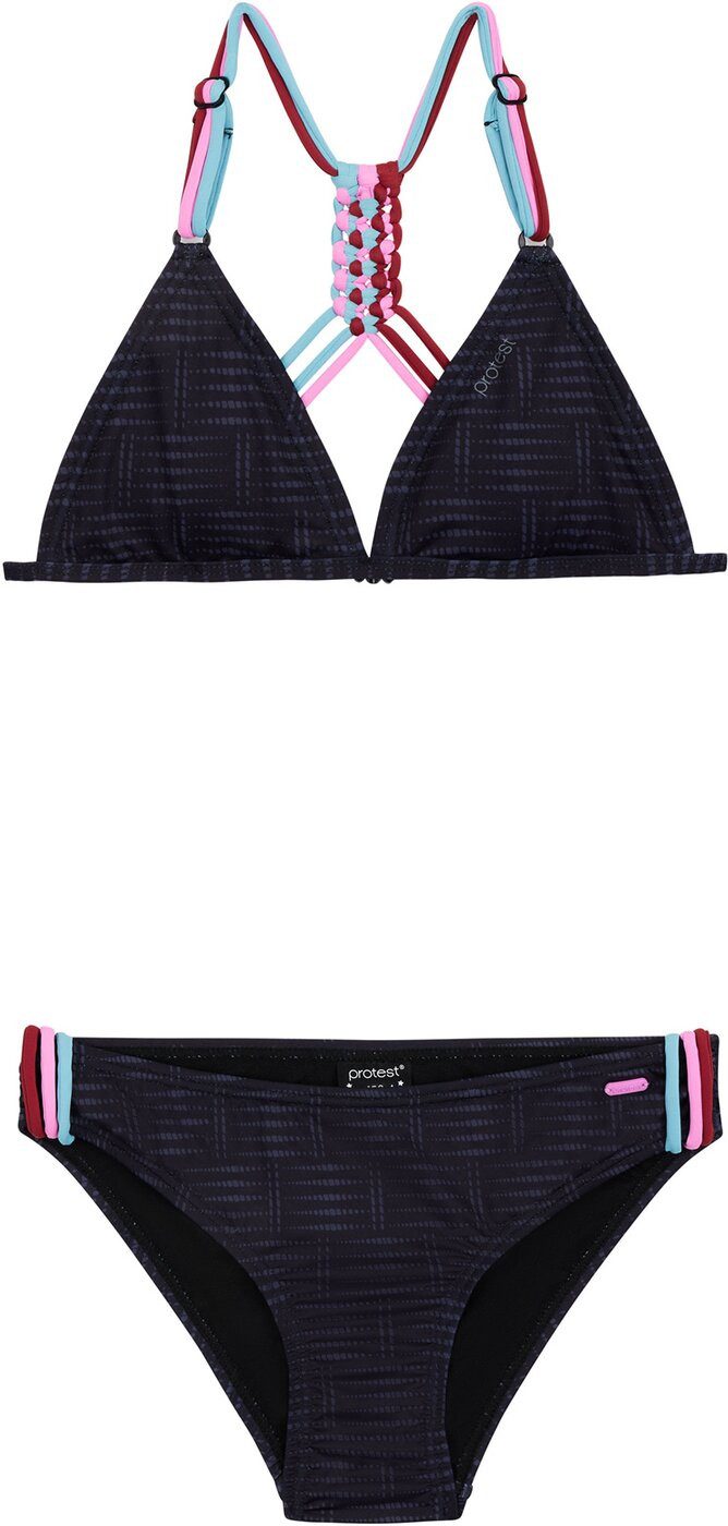 Protest Bustier-Bikini PRTFIMKE 24 JR triangle bikini TRUE BLACK