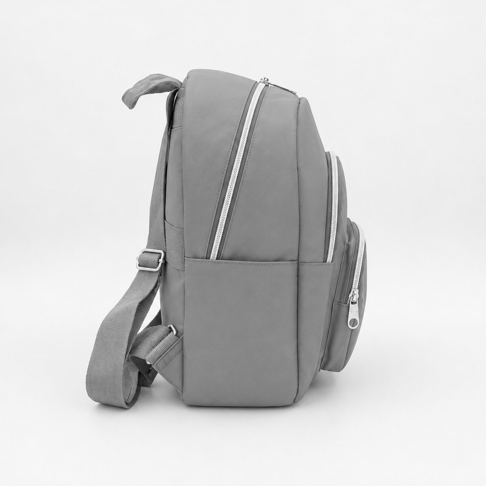 HELLSER Cityrucksack Damen klein – stylischer Damen Rucksack 34x27x15cm wasserabweisend, für Freizeit, Uni, Schule, Büro - Koffergurt & versteckte Tasche