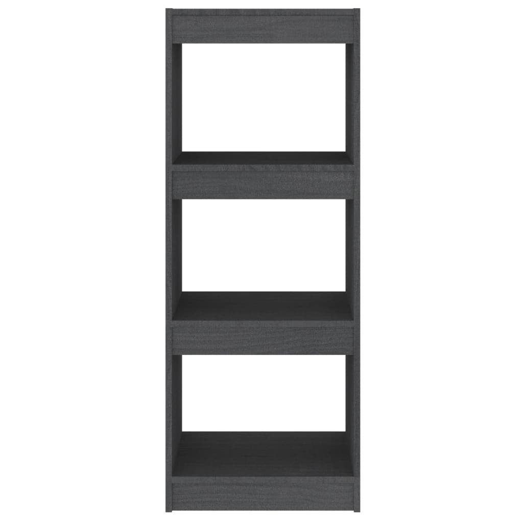 cm Kiefer Bücherregal/Raumteiler Grau 40x30x103,5 furnicato Bücherregal Massivholz