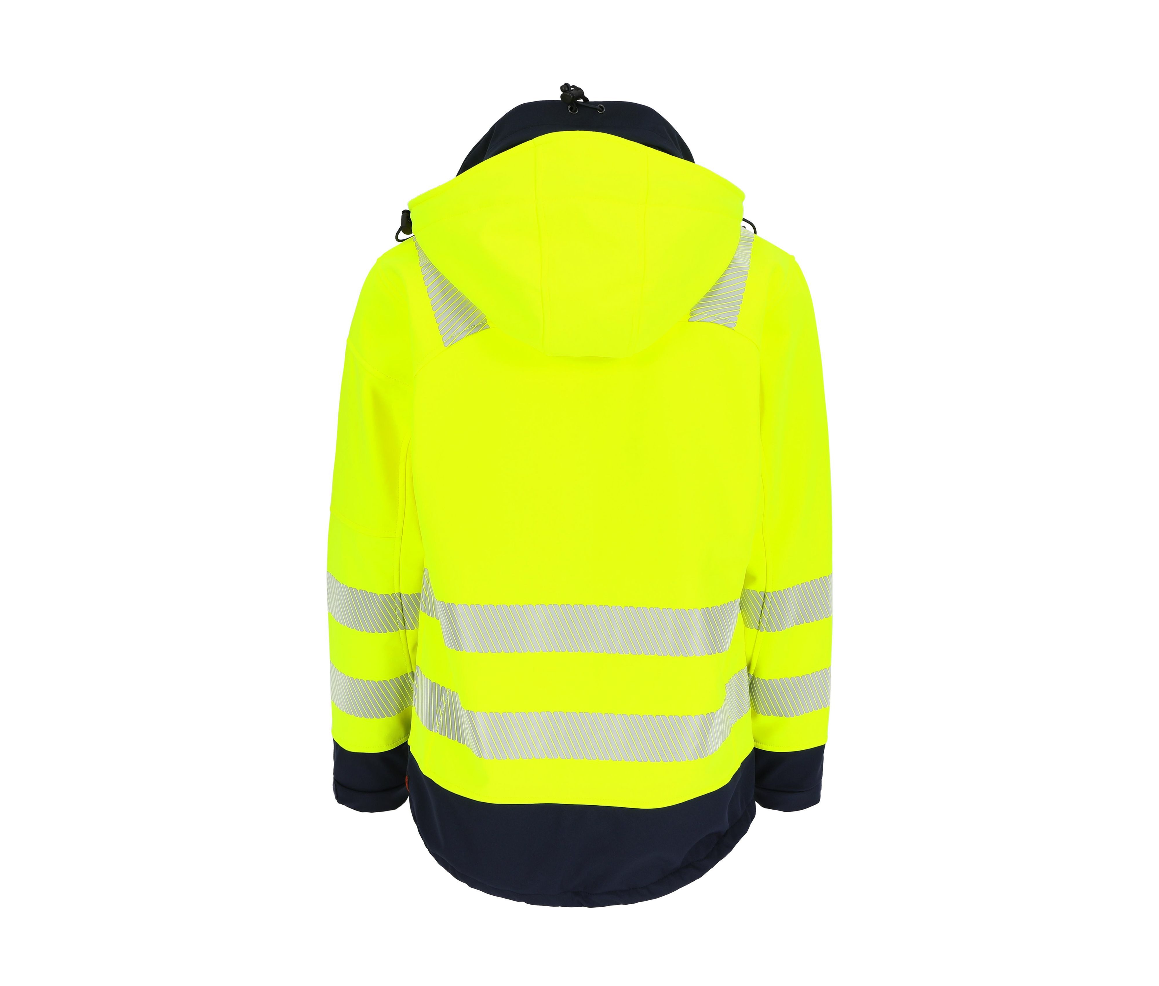 Herock Arbeitsjacke Softshell-Warnschutzjacke "Gregor" mit Kapuze