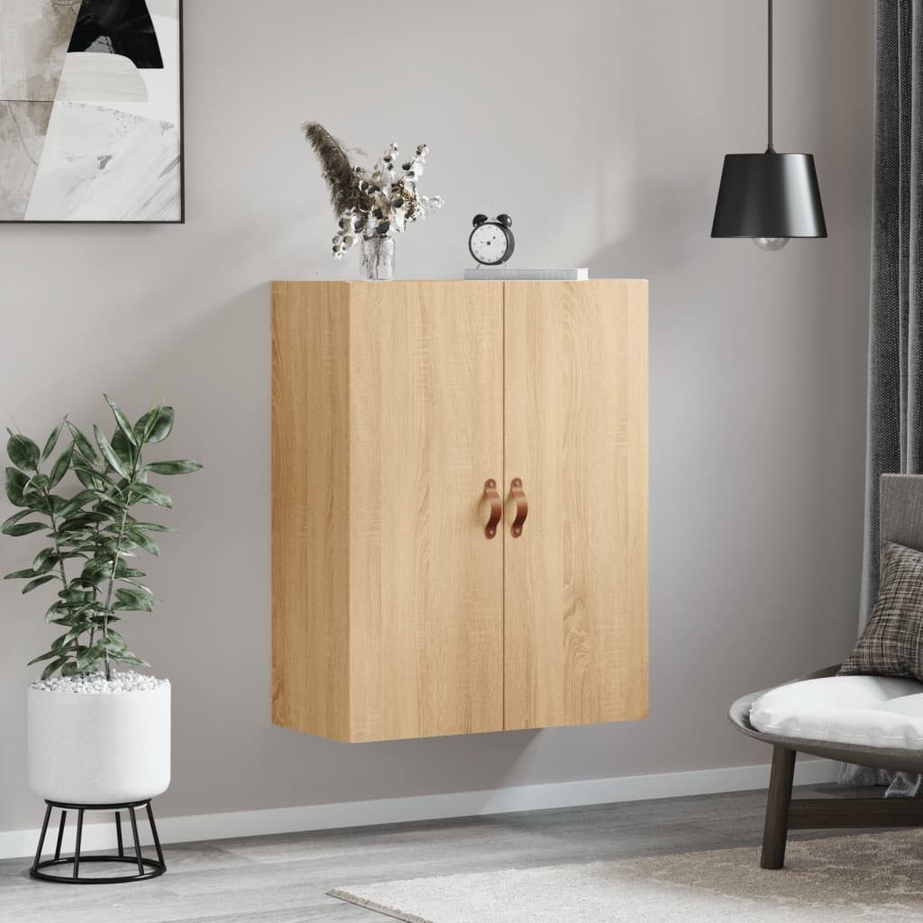 vidaXL Hängeschrank Wandschrank Sonoma-Eiche 69,5x34x90 cm günstig online kaufen