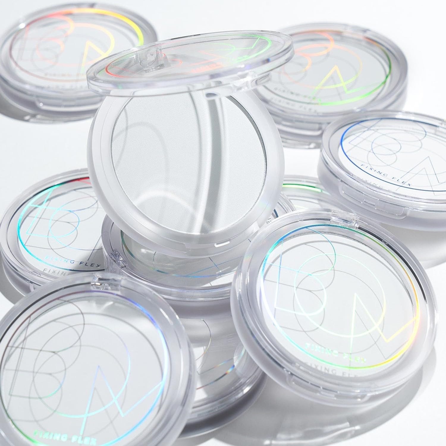 Beauty of Majesty Puder Fixing Flex Powder Pact 7,5 g Translucent Pressed Setting Powder, mattes Finish, langanhaltend, transparentes Kompaktpuder, porenverfeinernd, Make-up Fixierpuder für alle Hauttypen