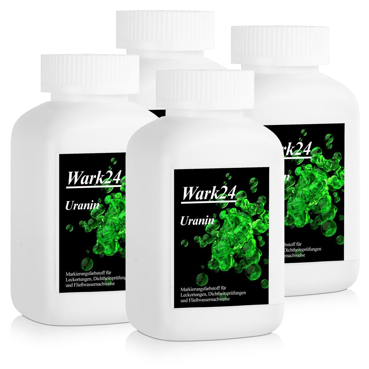 Wark24 Dichtstoff Wark24 Uranin 100g Fluorescein Dichtigkeitsprüfungen Strömungsanalys