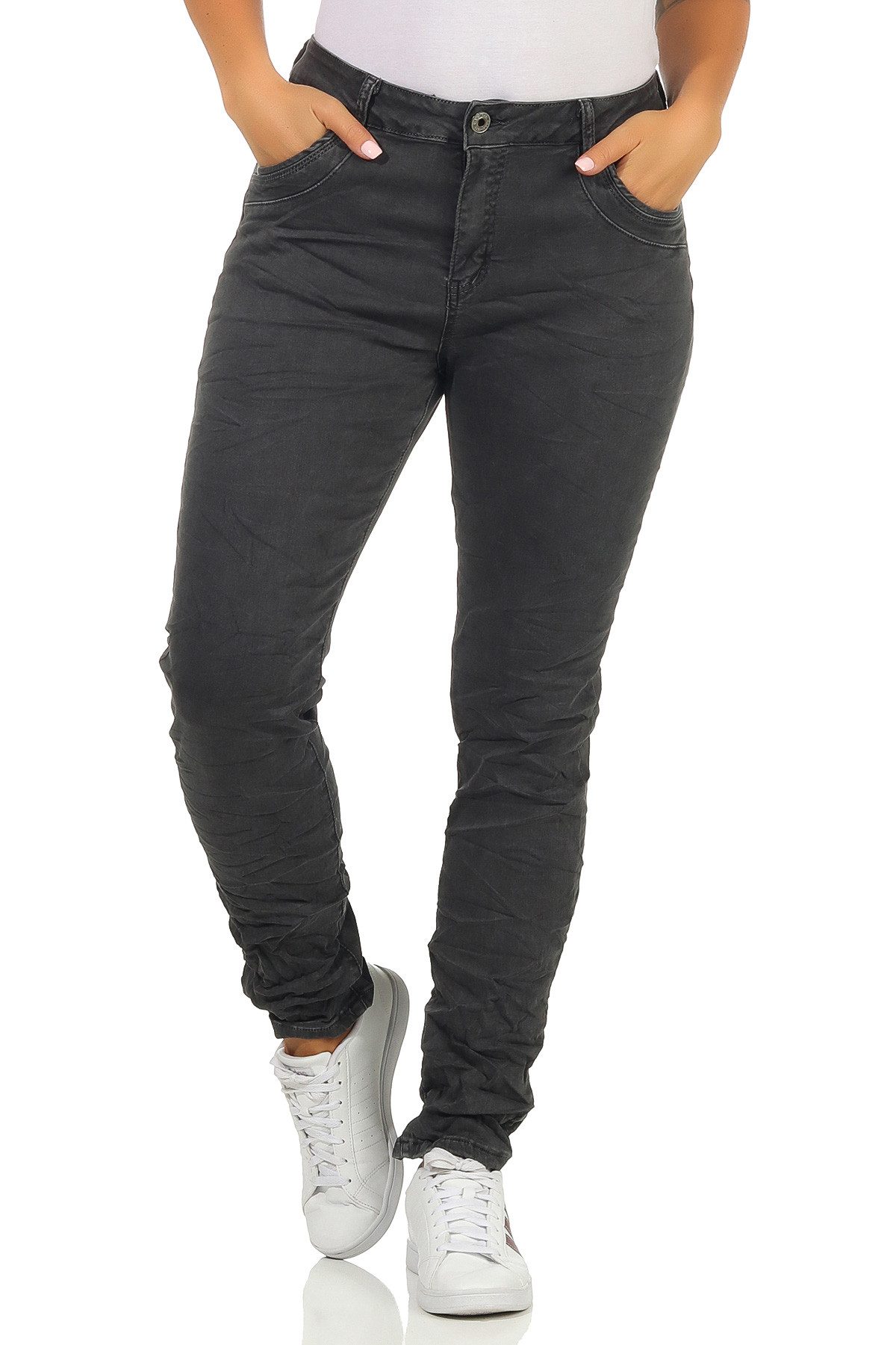 Karostar Stretch-Jeans Karostar Jeans Damen 3 Schwarz 38