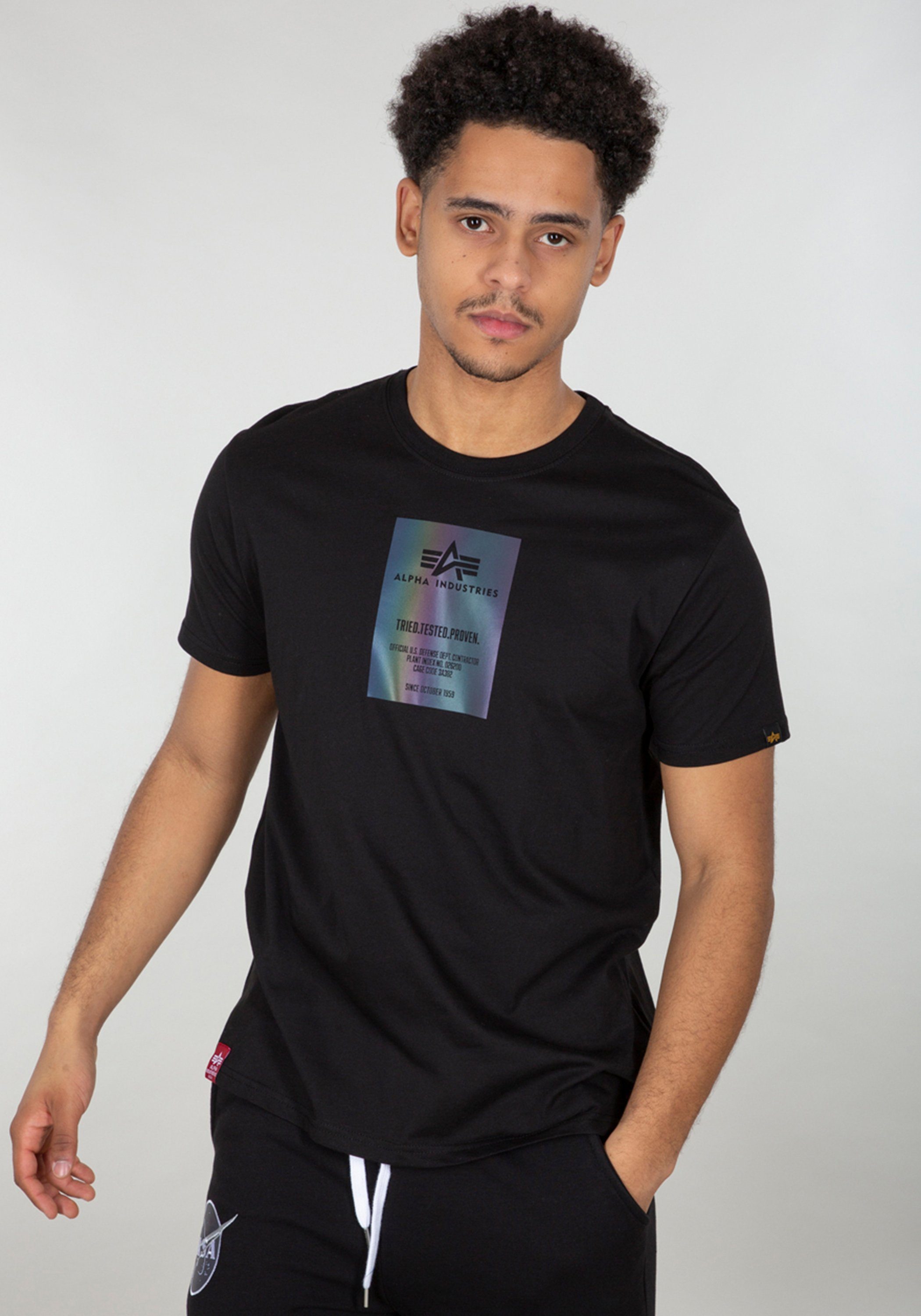 T-Shirt Rainbow Industries Men - Label Reflective Alpha T Alpha T-Shirts Industries