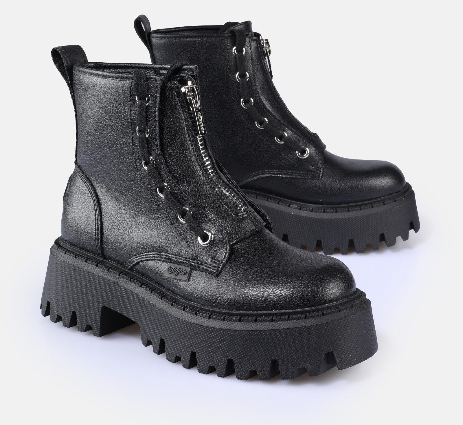 Buffalo Aspen Front Zip Stiefelette Plateauboots, günstig online kaufen
