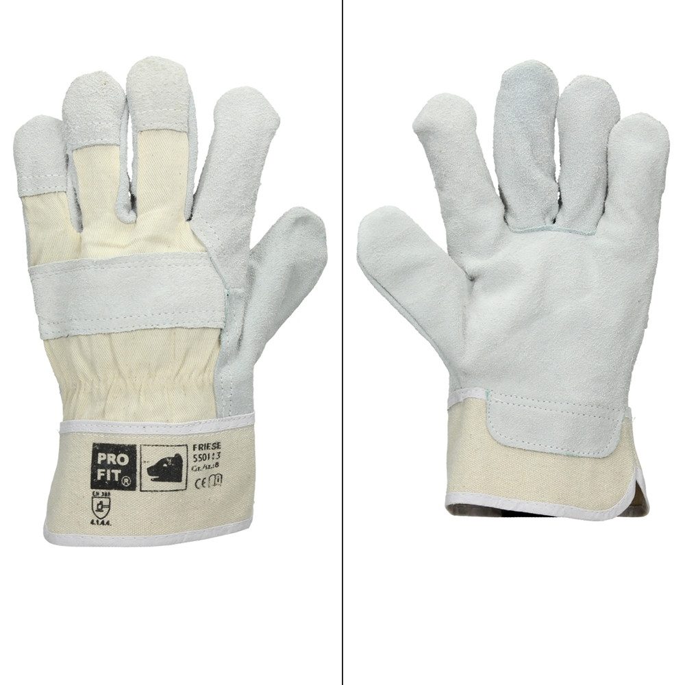 Arbeitshandschuhe Rindspaltleder Gartenhandschuhe Montagehandschuhe Schutzhandschuhe