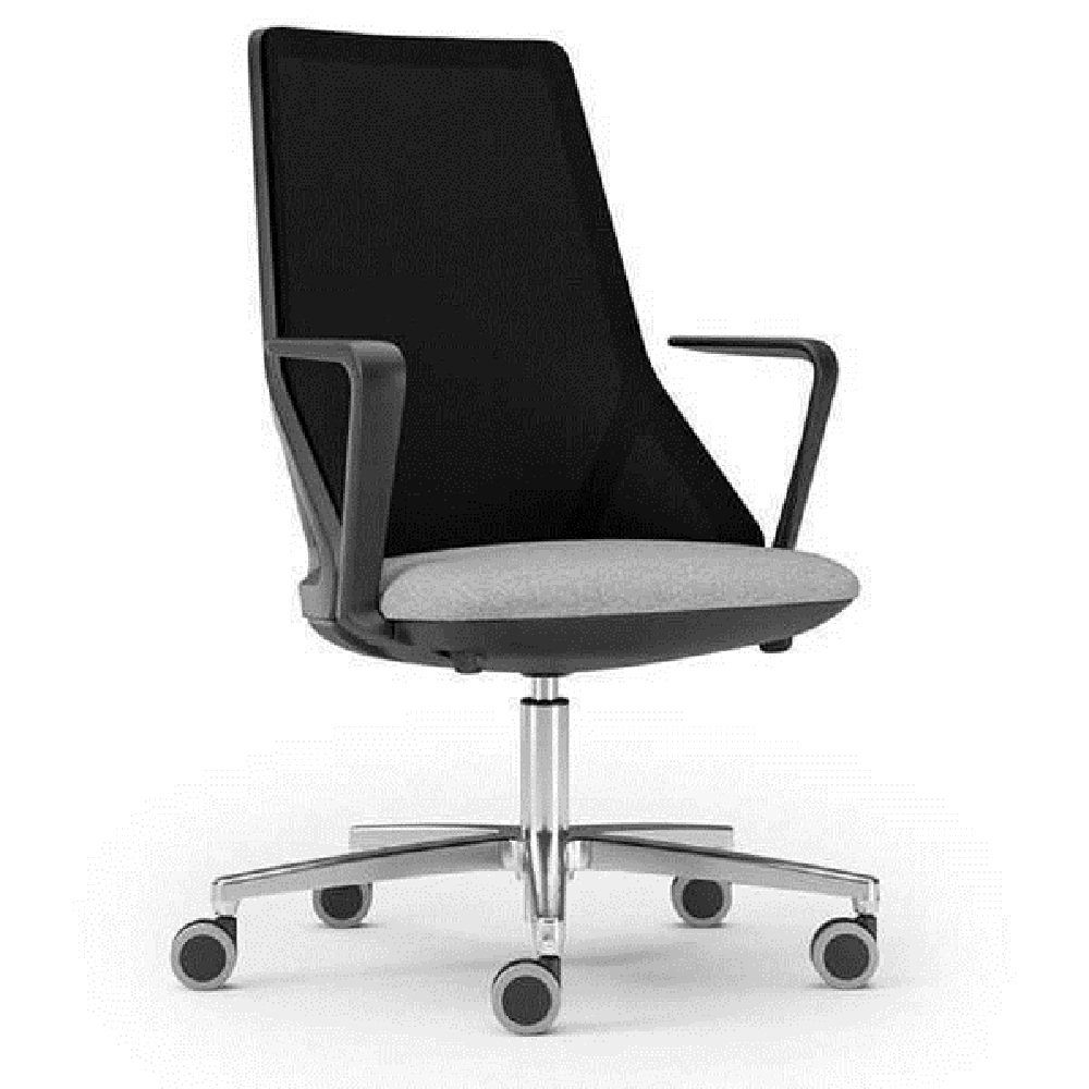 JVmoebel Bürostuhl Luxus Schwarz Büro Stühle Modern Polster Stuhl Design Möbel Stühle (1 St), Made in Europa