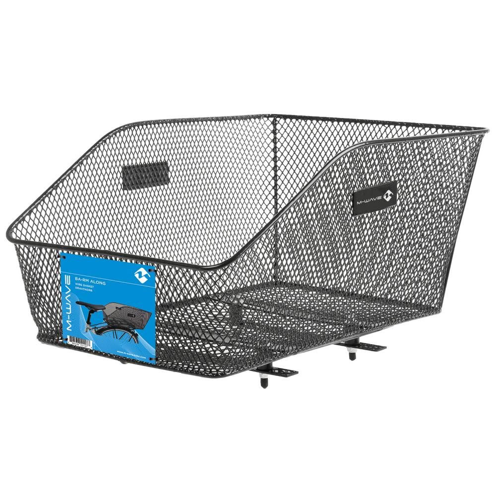 M-Wave Fahrradkorb M-Wave Hinterradkorb BA-RM Along, 20 Liter, Stahl, schwarz, 45x30x20/1