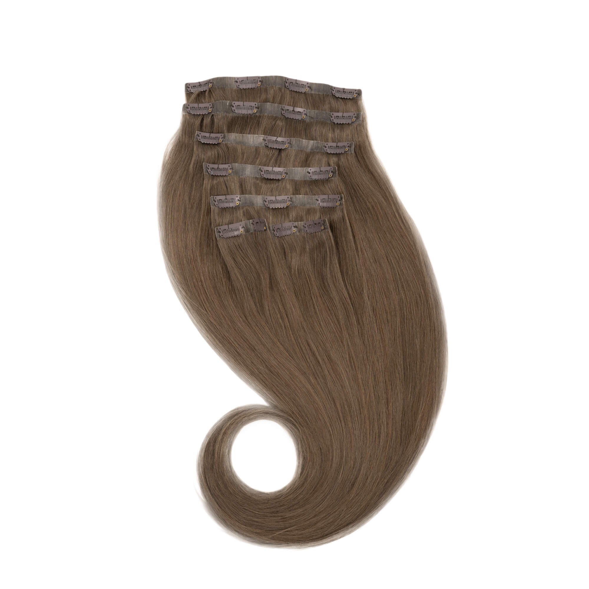 Echthaar-Extension Clip-in-Extensions nahtlos
