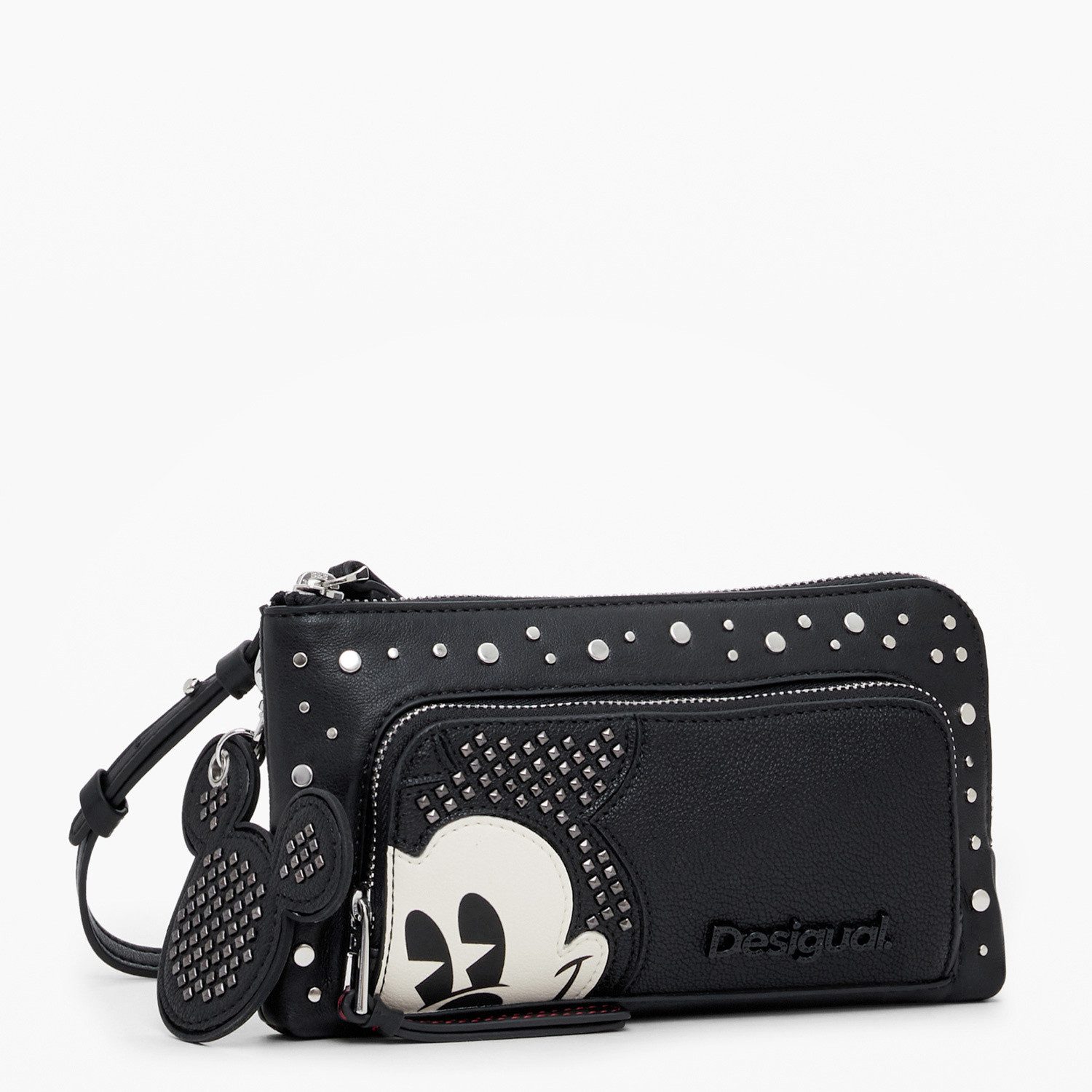 Desigual Umhängetasche Desigual Clutch Umhängetasche Mickey Studstyle Lisa Black (1, 1-tlg., 1)