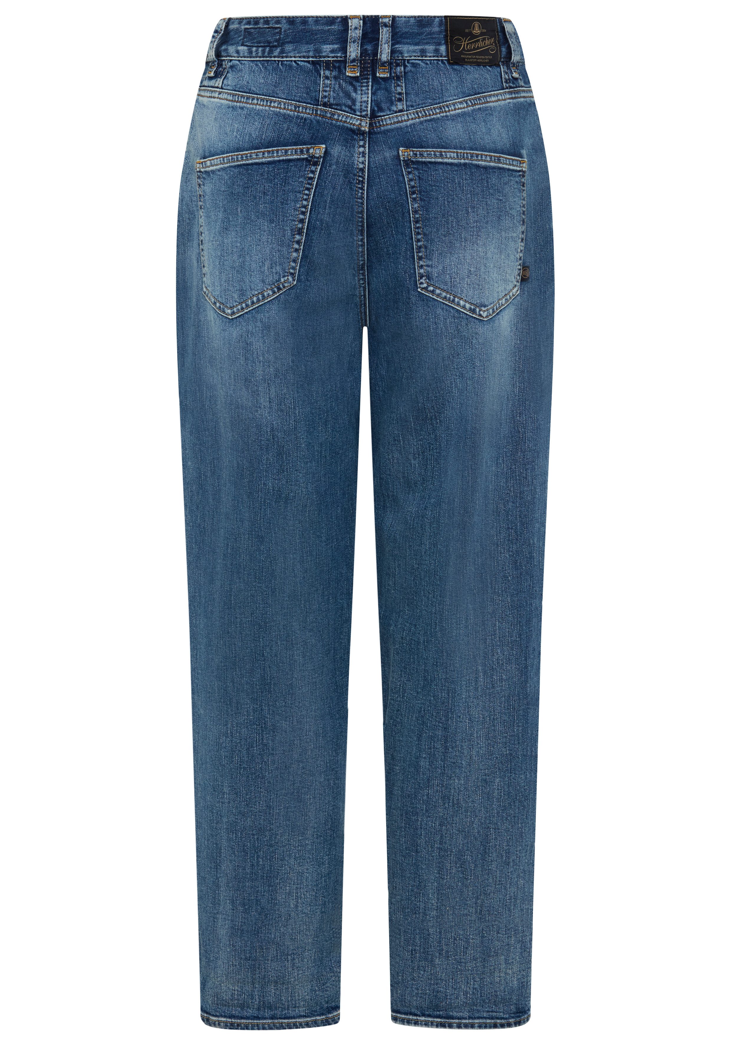 Herrlicher 5-Pocket-Jeans Brooke Denim Stretch im Loose Fit, Cropped-Länge – Bild 5 von 5