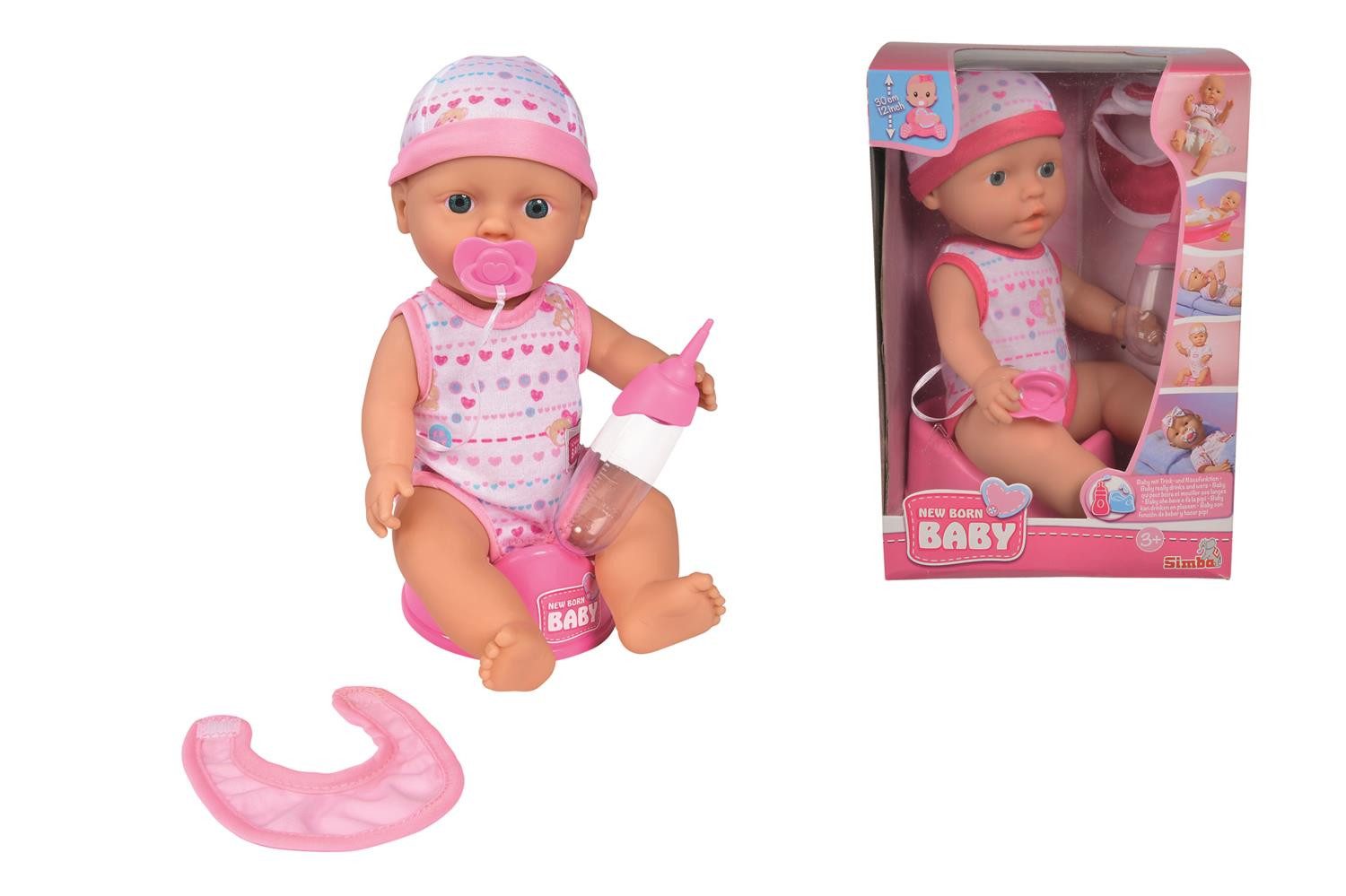 SIMBA Babypuppe Simba 105037800 - NBB Entzückendes Baby Set, 2-sort. günstig online kaufen