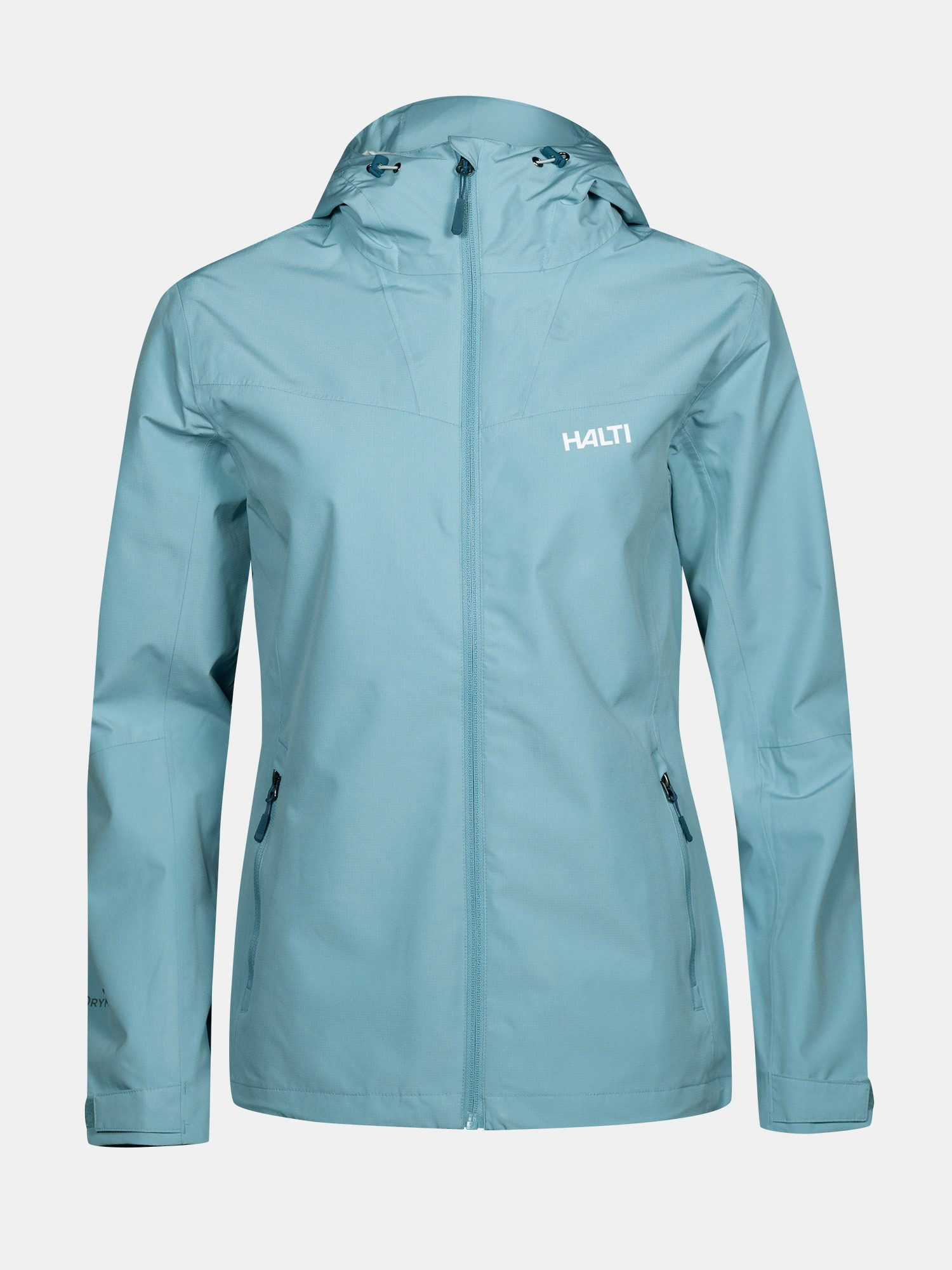 HALTI Regenjacke Forter DX shell jacket Plus Women's TOURMALINE BLUE