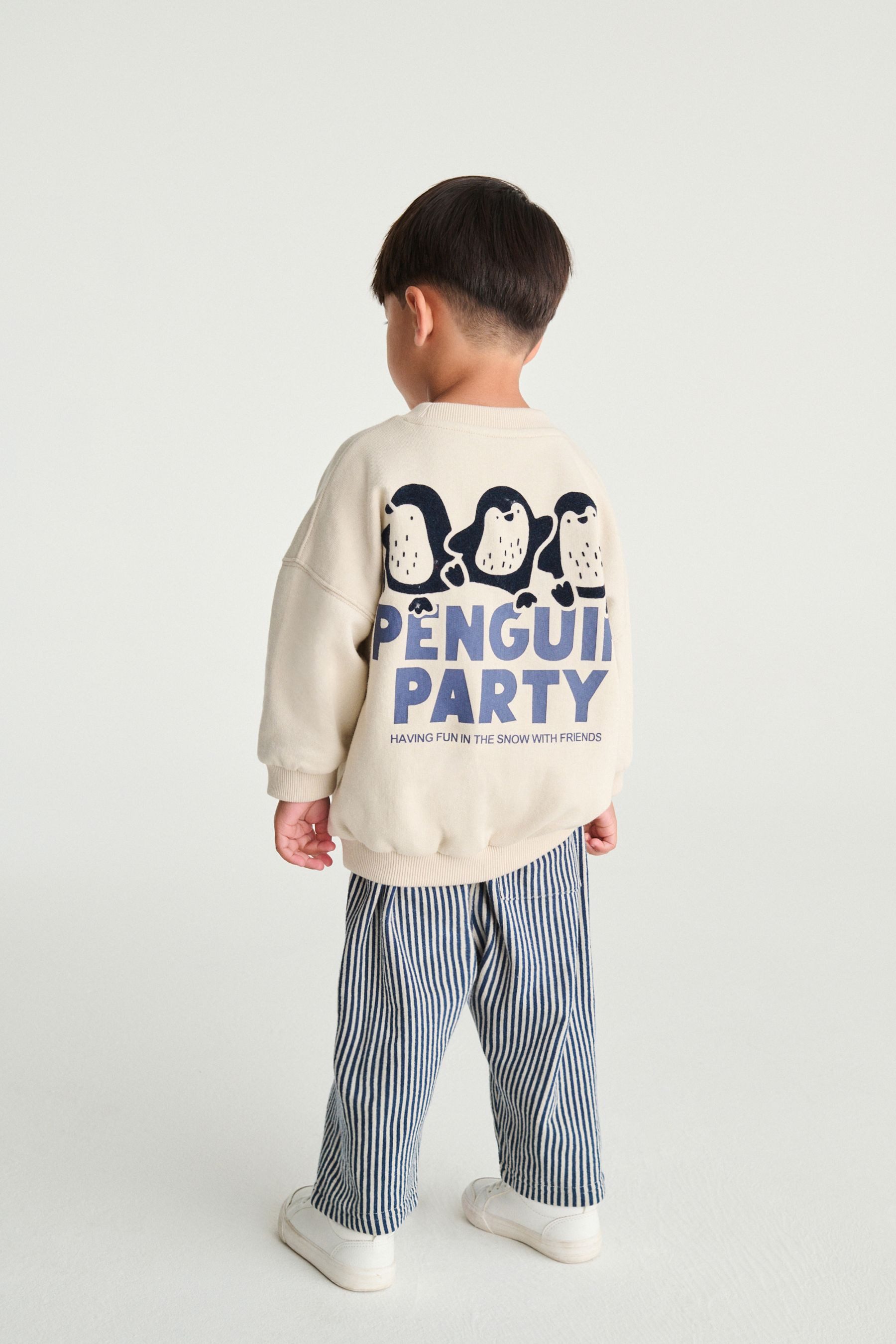 Next Sweatanzug Gemusterte Jogginghose und Sweatshirt günstig online kaufen