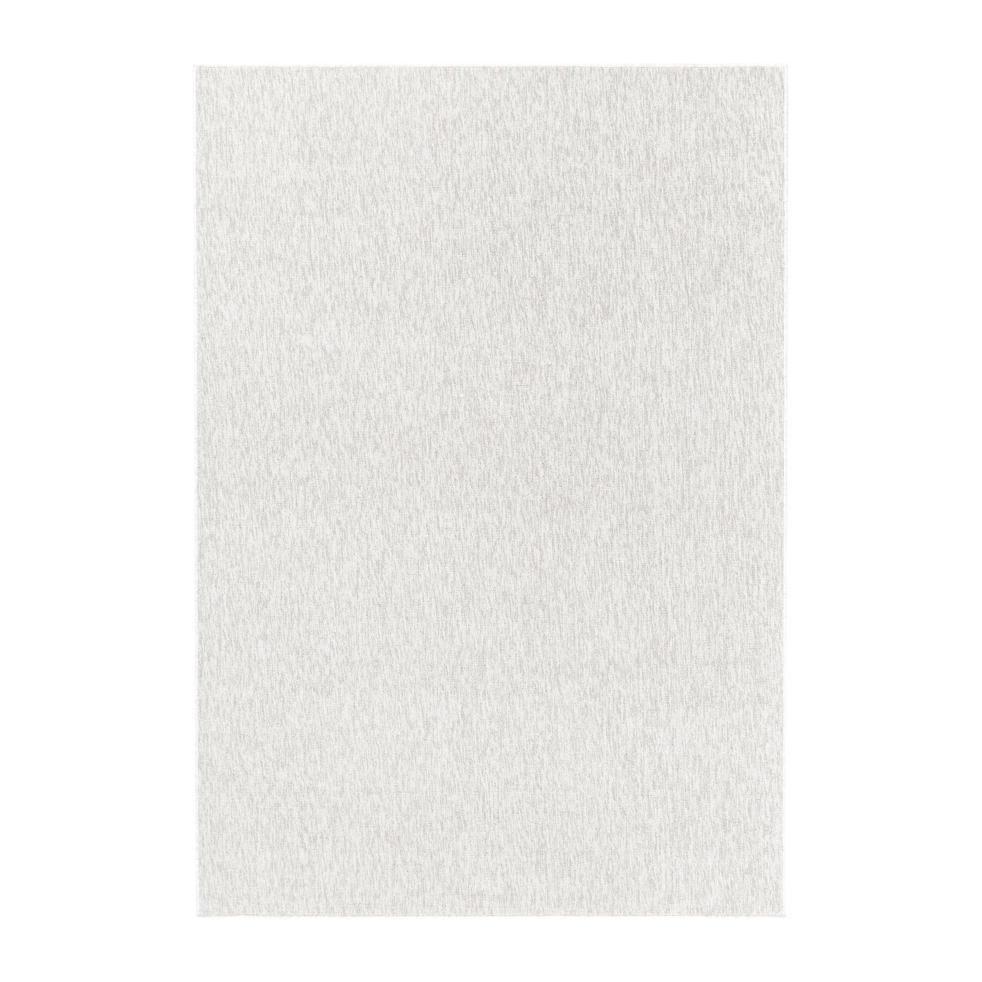 Läufer, mm, Unicolor Modern 7 Teppich Creme Einfarbig, Carpetsale24, Höhe: Schlingenteppich Einfarbig Schlingen Kurzflor - Wohnzimmer