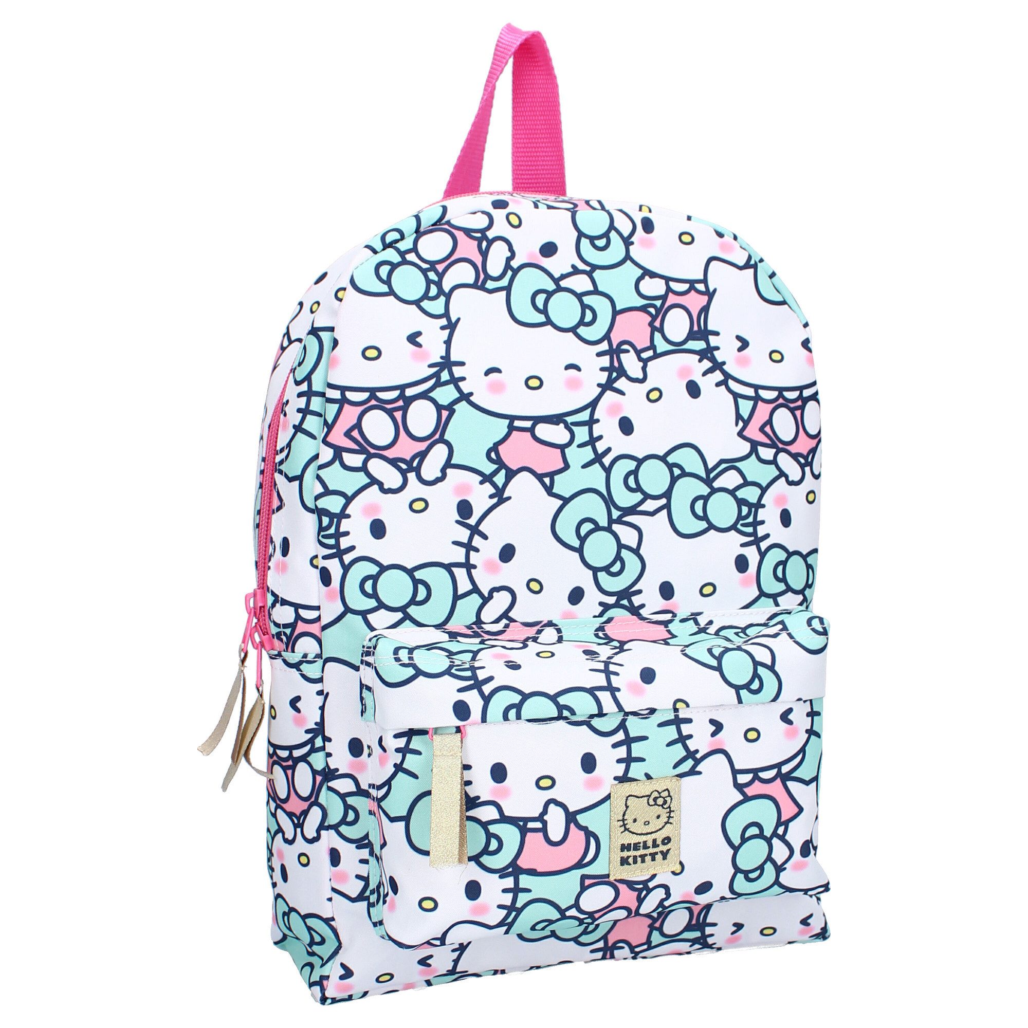 Hello Kitty Kinderrucksack Rucksack – Mit geräumigem Hauptfach und verstellbaren Schultergurten