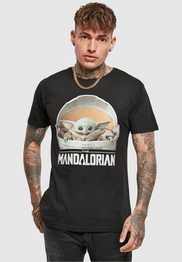 Merchcode T-Shirt Herren Baby Yoda Mandalorian Logo Tee (1-tlg)