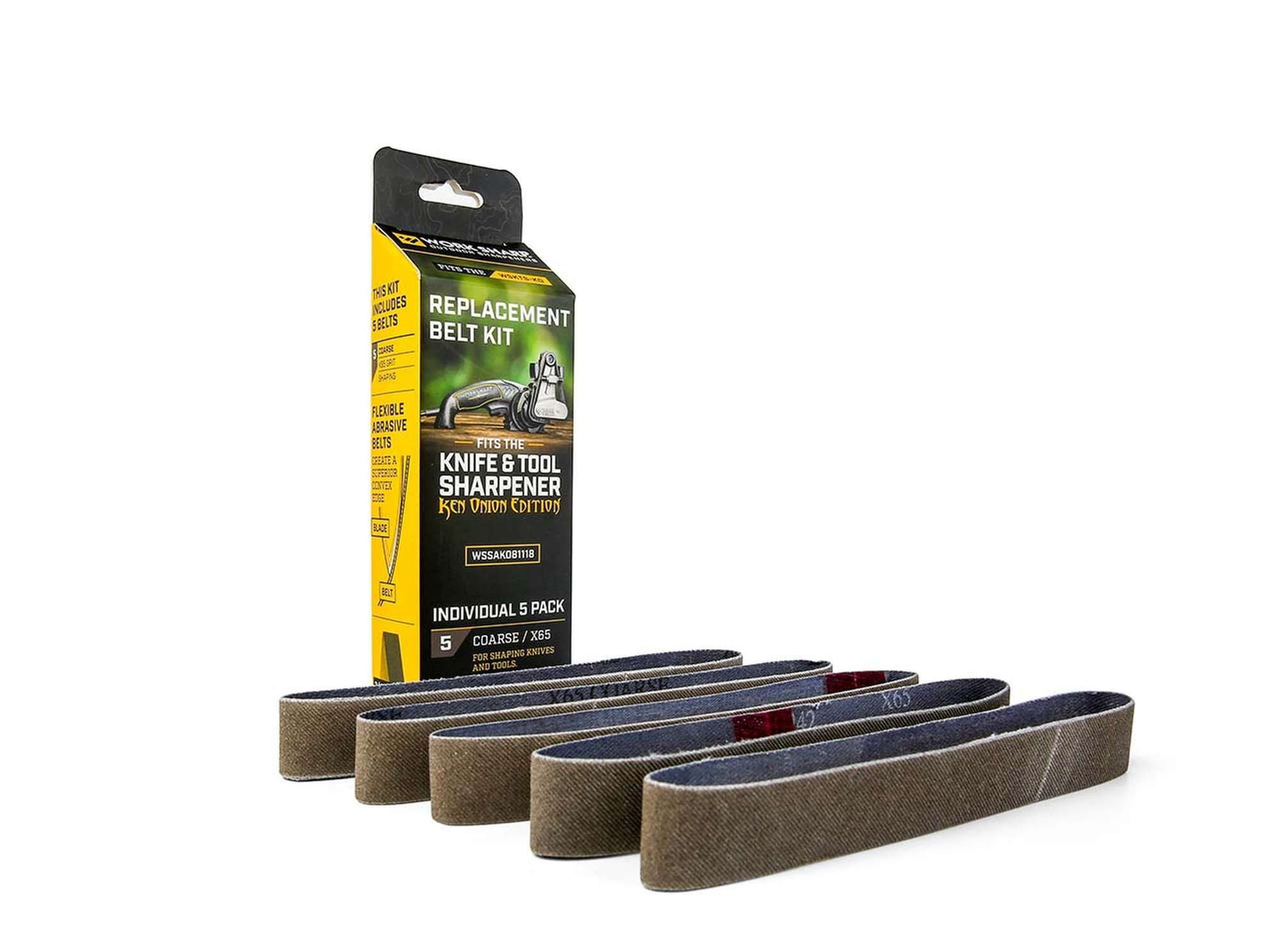 Work Sharp Messerschärfer Work Sharp WSKTS Ken Onion Edition Belt Kit X65 Coarse