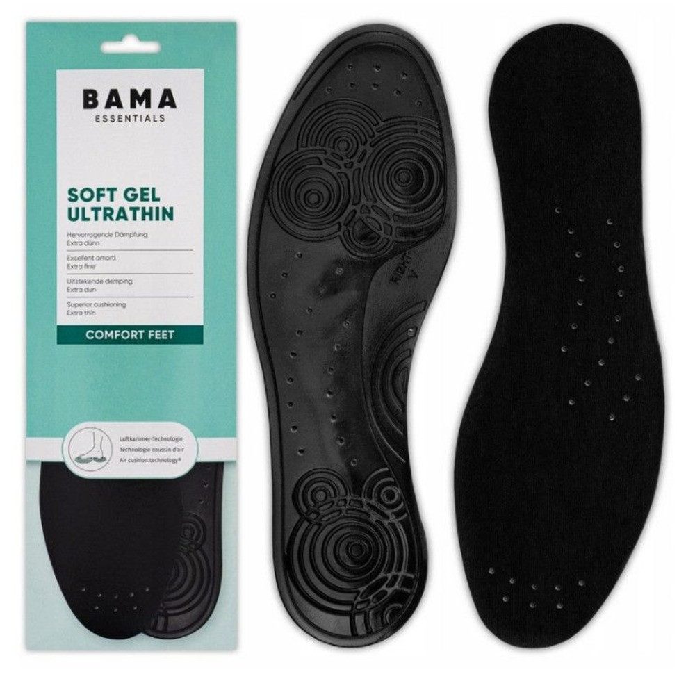 BAMA Group Gelsohlen BAMA Essentials Soft Gel Ultrathin Gel-Einlegesohlen, 1 Paar