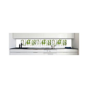 DRUCK-EXPERT Küchenrückwand Küchenrückwand Kräuter Glas Hart-PVC 0,4 mm selbstklebend