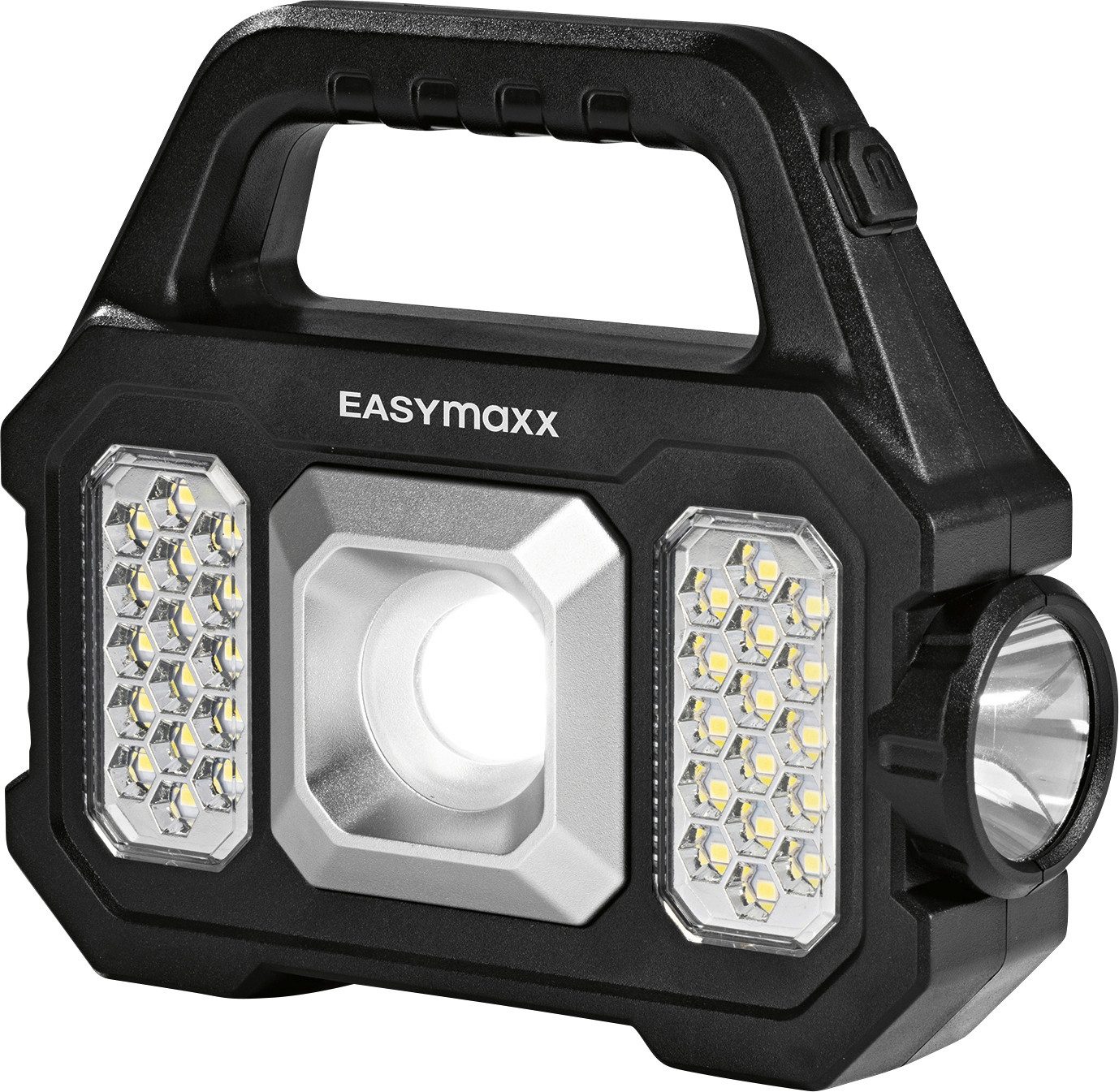 EASYmaxx Arbeitsleuchte easymaxx 12899 LED, COB LED Arbeitsleuchte akkubetrieben, solarbetri