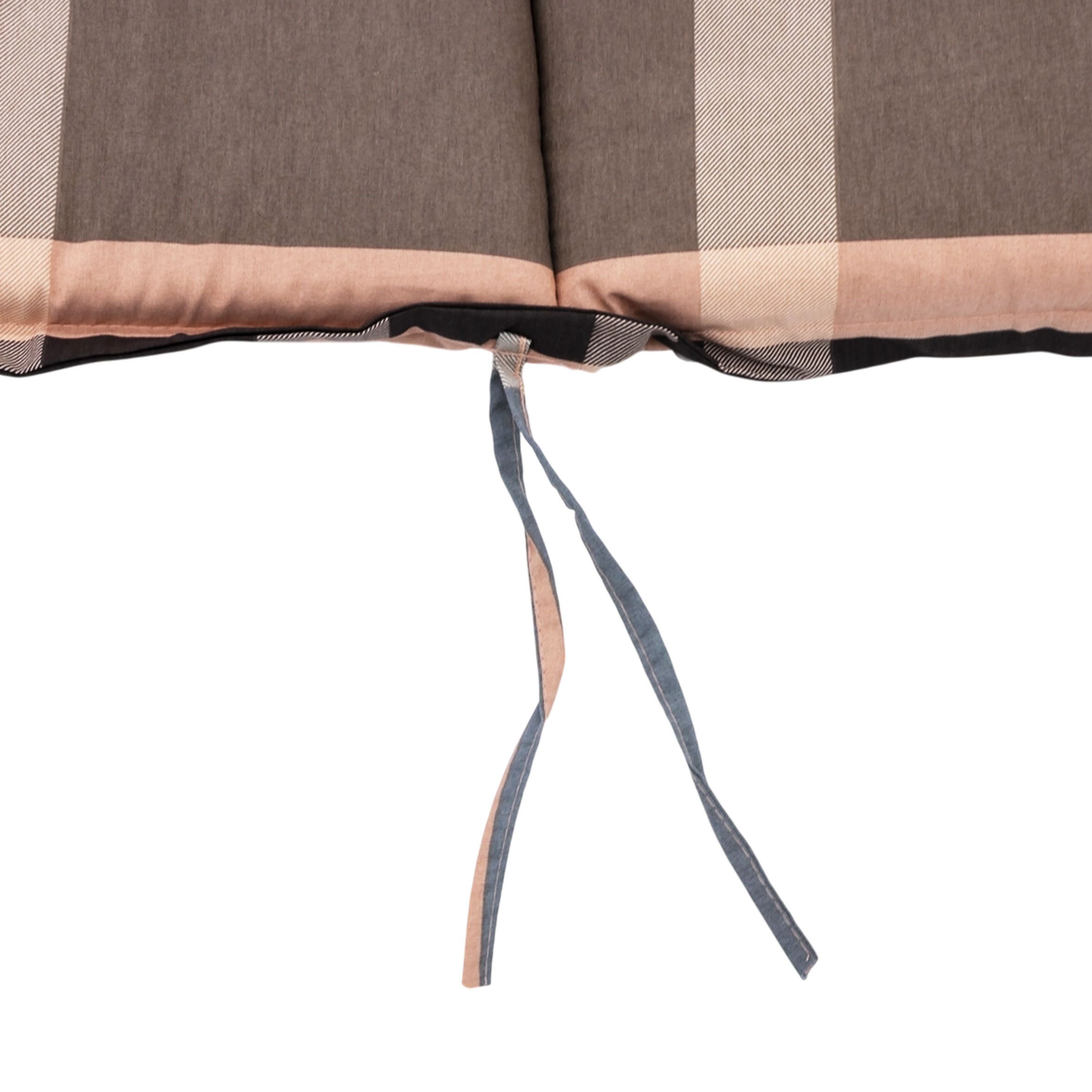 Spetebo Hochlehnerauflage Universal Hochlehner Auflage 123 cm, (Packung, 1 St., 1 Auflage), Polsterauflage für Hochlehner Gartenstühle – Bild 4 von 5