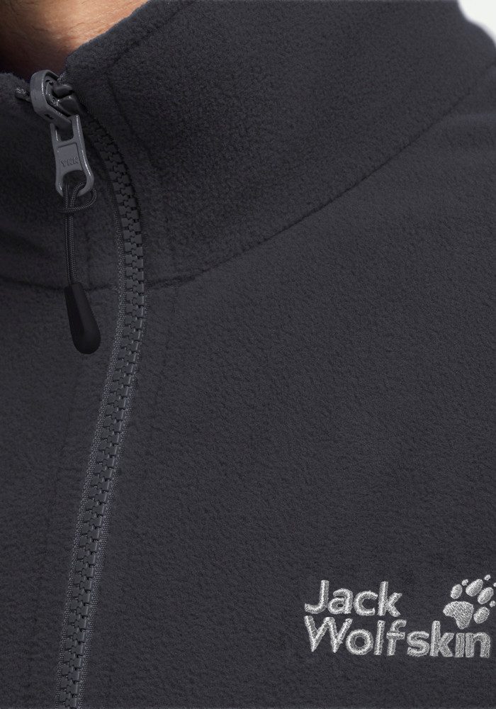 Jack Wolfskin Fleecejacke TAUNUS 100 FZ M mit Reißverschluss, winddicht, windabweisend – Bild 4 von 5